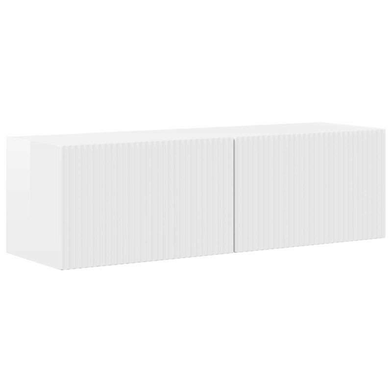 Casa si Gradina - Mobilier - Comode si corpuri - Comode - Pe perete 4 pcs Alb lucios - Infinity.ro