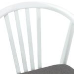 Casa si Gradina - Mobilier - Scaune si fotolii - Scaune - Scaun de sufragerie 2 pcs Alb si gri Lemn de cauciuc solid - Infinity.ro