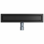 Casa si Gradina - Sanitare - Instalatii hidro - Tevi - Scurgere de dus 2 in 1 cu sifon 360° Negru 50 cm - Infinity.ro