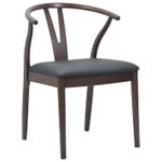 Casa si Gradina - Mobilier - Scaune si fotolii - Scaune - Scaun de sufragerie 2 pcs Maro deschis si negru - Infinity.ro