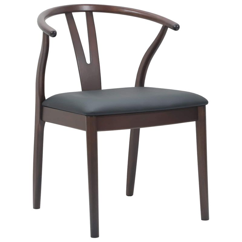 Casa si Gradina - Mobilier - Scaune si fotolii - Scaune - Scaun de sufragerie 2 pcs Maro deschis si negru - Infinity.ro