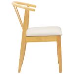 Casa si Gradina - Mobilier - Scaune si fotolii - Scaune - Scaun de sufragerie 2 pcs Natural si deschis - Infinity.ro