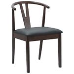 Casa si Gradina - Mobilier - Scaune si fotolii - Scaune - Scaun de sufragerie 2 pcs Maro deschis si negru - Infinity.ro