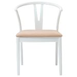 Casa si Gradina - Mobilier - Scaune si fotolii - Scaune - Scaun de sufragerie 2 pcs Alb si maro Lemn Solid de Cauciuc - Infinity.ro