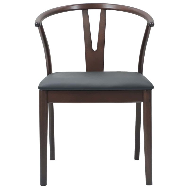 Casa si Gradina - Mobilier - Scaune si fotolii - Scaune - Scaun de sufragerie 2 pcs Maro deschis si negru - Infinity.ro