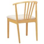 Casa si Gradina - Mobilier - Scaune si fotolii - Scaune - Scaun de sufragerie 2 pcs Natural si deschis - Infinity.ro