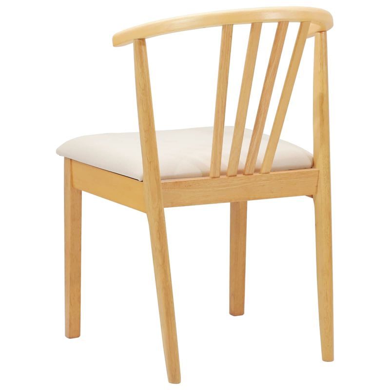 Casa si Gradina - Mobilier - Scaune si fotolii - Scaune - Scaun de sufragerie 2 pcs Natural si deschis - Infinity.ro
