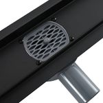 Casa si Gradina - Constructii - Materiale constructii - Sisteme de scurgere - Scurgere de dus 2 in 1 cu sifon 360° Negru 50 cm - Infinity.ro