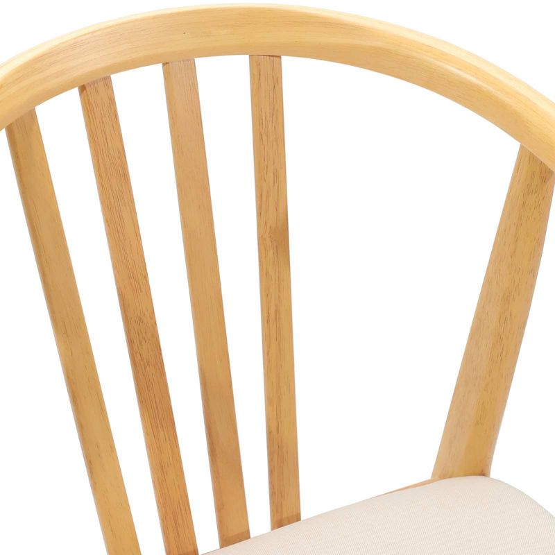 Casa si Gradina - Mobilier - Scaune si fotolii - Scaune - Scaun de sufragerie 2 pcs Natural si deschis - Infinity.ro