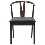 Casa si Gradina - Mobilier - Scaune si fotolii - Scaune - Scaun de sufragerie 2 pcs Maro deschis si negru - Infinity.ro
