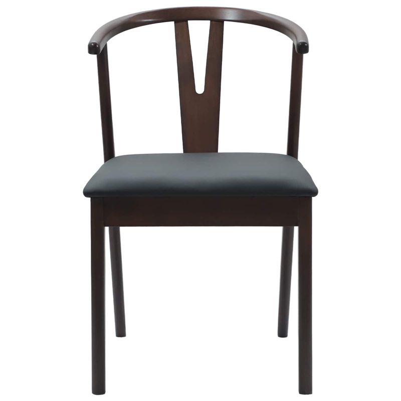 Casa si Gradina - Mobilier - Scaune si fotolii - Scaune - Scaun de sufragerie 2 pcs Maro deschis si negru - Infinity.ro