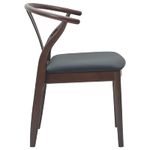 Casa si Gradina - Mobilier - Scaune si fotolii - Scaune - Scaun de sufragerie 2 pcs Maro deschis si negru - Infinity.ro