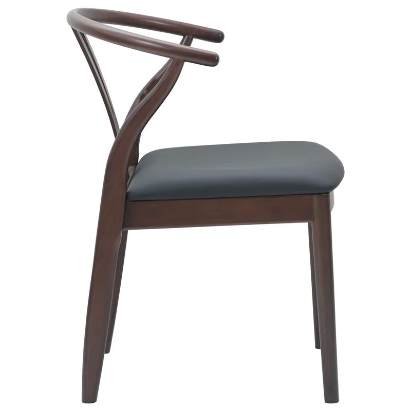 Casa si Gradina - Mobilier - Scaune si fotolii - Scaune - Scaun de sufragerie 2 pcs Maro deschis si negru - Infinity.ro