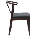 Casa si Gradina - Mobilier - Scaune si fotolii - Scaune - Scaun de sufragerie 2 pcs Maro deschis si negru - Infinity.ro