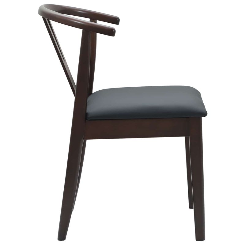 Casa si Gradina - Mobilier - Scaune si fotolii - Scaune - Scaun de sufragerie 2 pcs Maro deschis si negru - Infinity.ro