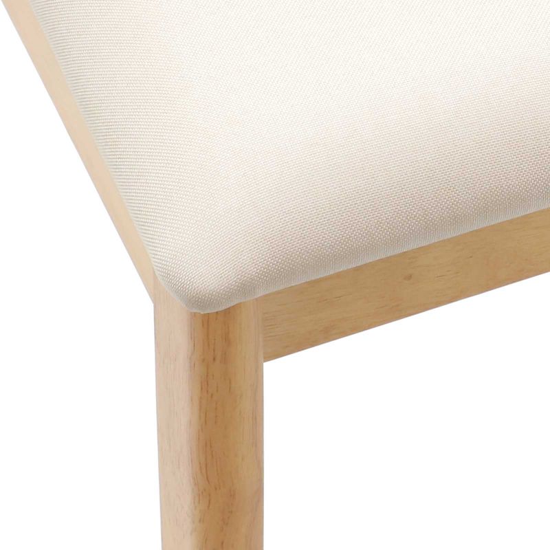 Casa si Gradina - Mobilier - Scaune si fotolii - Scaune - Scaun de sufragerie 2 pcs Natural si deschis - Infinity.ro