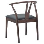 Casa si Gradina - Mobilier - Scaune si fotolii - Scaune - Scaun de sufragerie 2 pcs Maro deschis si negru - Infinity.ro
