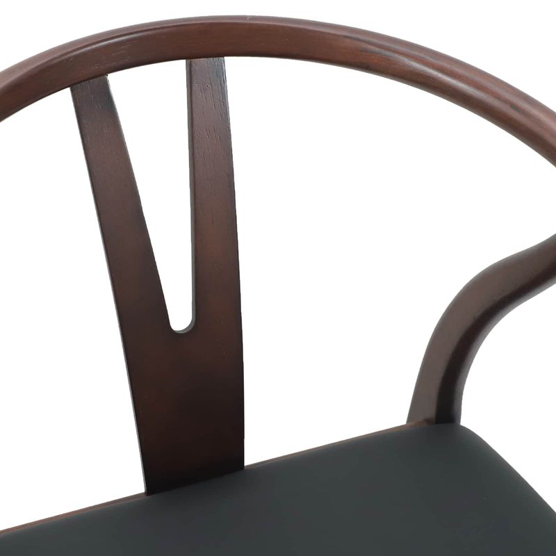 Casa si Gradina - Mobilier - Scaune si fotolii - Scaune - Scaun de sufragerie 2 pcs Maro deschis si negru - Infinity.ro