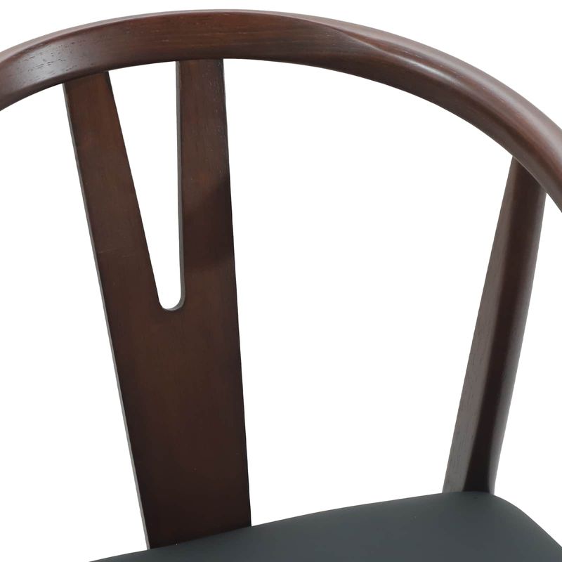 Casa si Gradina - Mobilier - Scaune si fotolii - Scaune - Scaun de sufragerie 2 pcs Maro deschis si negru - Infinity.ro
