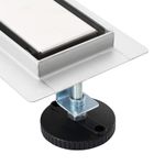 Casa si Gradina - Sanitare - Instalatii hidro - Tevi - Scurgere de dus 2 in 1 cu sifon 360° Argintiu 100 cm - Infinity.ro