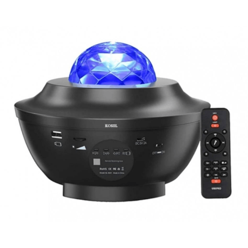 TV, Audio-Video si Foto - Portabile audio - Boxe portabile - Proiector stil lampa de veghe galaxy pentru camera si boxa incorporata - Infinity.ro