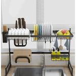 Casa si Gradina - Bucatarie si vesela - Organizare si depozitare bucatarie - Suporturi tacamuri si vase - Organizator Vase pentru Uscat  65 CM - Infinity.ro