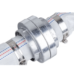 Casa si Gradina - Gradinarit si plante - Instalatii si accesorii pentru irigatii - Furtunuri de gradina si accesorii - Furtun apa pompieri 30 m 2" cu conectori ALB - Infinity.ro