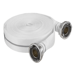 Casa si Gradina - Gradinarit si plante - Instalatii si accesorii pentru irigatii - Furtunuri de gradina si accesorii - Furtun apa pompieri 30 m 2" cu conectori ALB - Infinity.ro