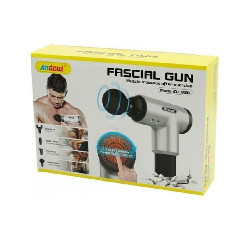 Ingrijire personala si Cosmetice - Sanatate si wellness - Articole wellness - Aparate si dispozitive de masaj - Pistol de masaj facial si corporal 4 capete Q L820 - Infinity.ro