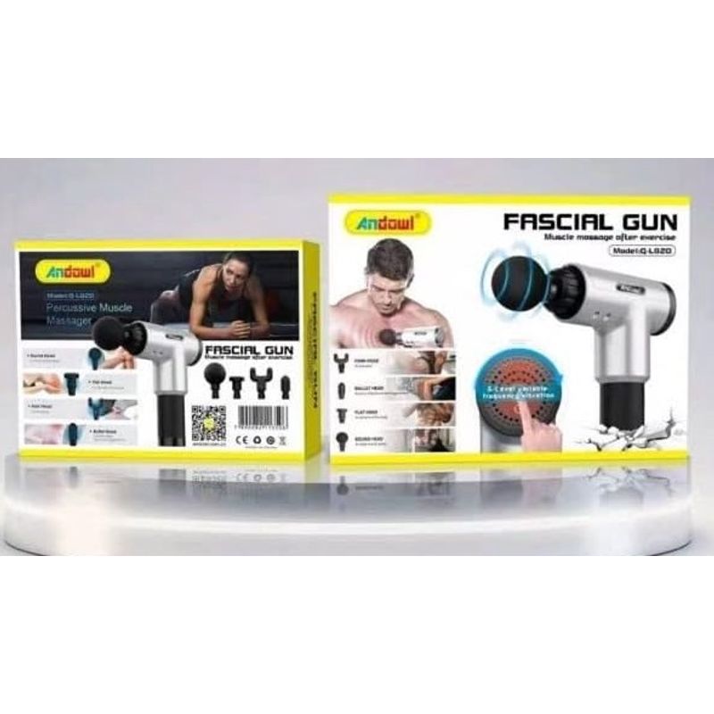 Ingrijire personala si Cosmetice - Sanatate si wellness - Articole wellness - Aparate si dispozitive de masaj - Pistol de masaj facial si corporal 4 capete Q L820 - Infinity.ro