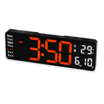 Casa si Gradina - Decoratiuni - Ceasuri - Ceas de perete / masa electronic RD A323 de 32cm afisaj portocaliu - Infinity.ro