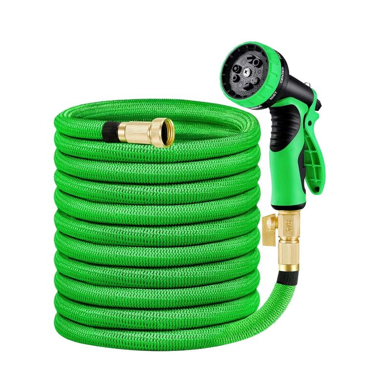 Casa si Gradina - Gradinarit si plante - Instalatii si accesorii pentru irigatii - Furtunuri de gradina si accesorii - Furtun extensibil pentru gradina SUPER HOSE  50 FT = 15 m VERDE - Infinity.ro