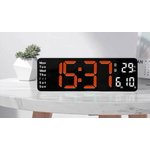 Casa si Gradina - Decoratiuni - Ceasuri - Ceas de perete / masa electronic RD A323 de 32cm afisaj portocaliu - Infinity.ro