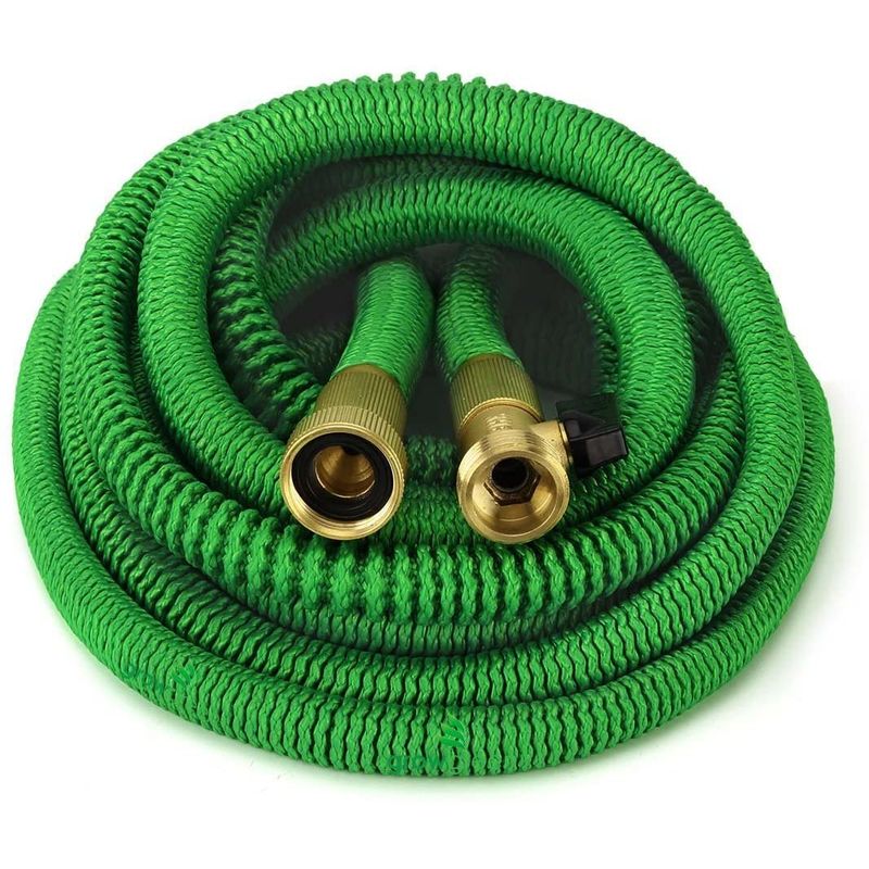 Casa si Gradina - Gradinarit si plante - Instalatii si accesorii pentru irigatii - Furtunuri de gradina si accesorii - Furtun extensibil pentru gradina SUPER HOSE  50 FT = 15 m VERDE - Infinity.ro