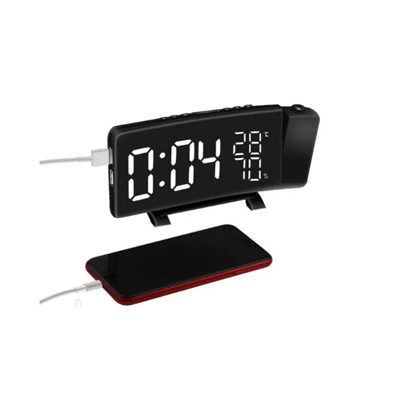 Casa si Gradina - Decoratiuni - Ceasuri - Ceas de masa DS-3621LP cu afisaj verde si proiectie rosie pe tavan - Infinity.ro