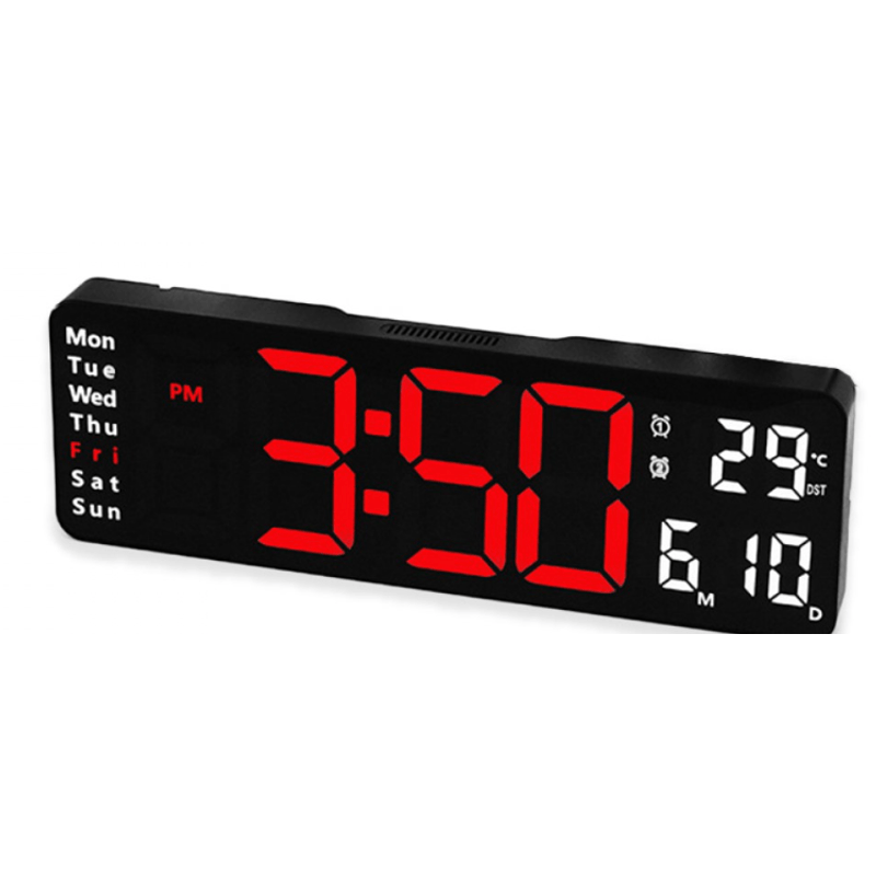 Casa si Gradina - Decoratiuni - Ceasuri - Ceas de perete / masa electronic RD A323 de 32cm afisaj portocaliu - Infinity.ro