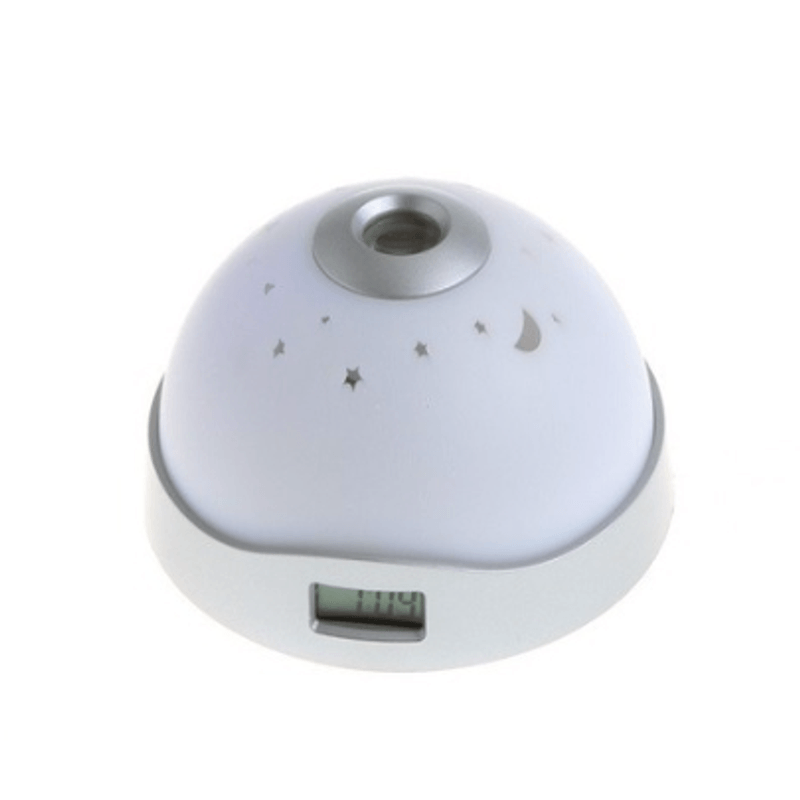 Casa si Gradina - Electrice - Ceasuri si statii meteo - Set 2 Lampi de veghe cu ceas si proiectie - Infinity.ro