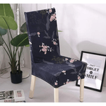 Casa si Gradina - Textile si covoare - Huse pentru mobilier - Set 6 huse pentru scaun model cu flori roz CC-80 - Infinity.ro