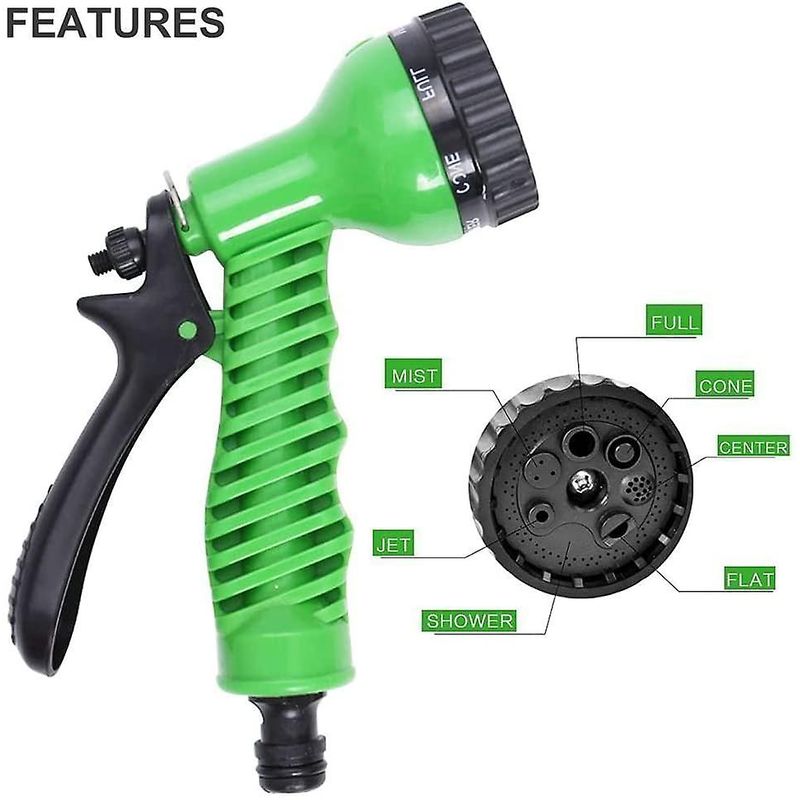 Casa si Gradina - Gradinarit si plante - Instalatii si accesorii pentru irigatii - Furtunuri de gradina si accesorii - Furtun Extensibil VERDE Creponat  45m MAGIC HOSE - Infinity.ro