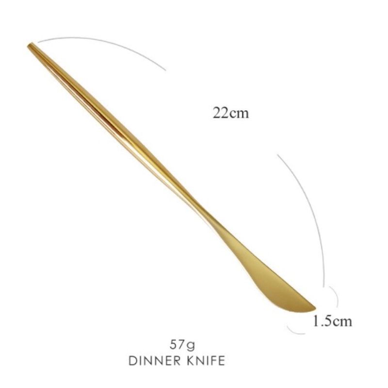 Casa si Gradina - Bucatarie si vesela - Vesela si tacamuri - Tacamuri si seturi - Set de 4 piese tacamuri in stil portughez- culoare auriu - Infinity.ro