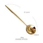 Casa si Gradina - Bucatarie si vesela - Vesela si tacamuri - Tacamuri si seturi - Set de 4 piese tacamuri in stil portughez- culoare auriu - Infinity.ro