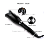 Ingrijire personala si Cosmetice - Aparate & accesorii ingrijire personala - Hair styling - Ondulatoare - Ondulator rotativ profesional cu afisaj digital LCD Ceramic Rorting Curelr 1 - Infinity.ro