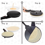 Casa si Gradina - Bucatarie si vesela - Vase pentru gatit - Tigai si seturi - Tigaia electrica pentru clatite 20 cm ROSIE - Infinity.ro