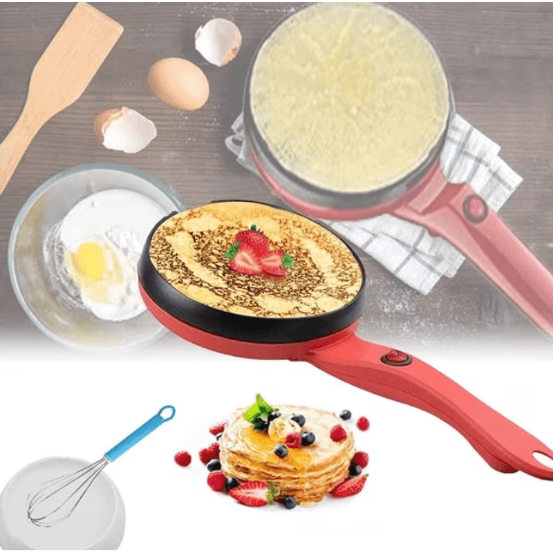 Casa si Gradina - Bucatarie si vesela - Vase pentru gatit - Tigai si seturi - Tigaia electrica pentru clatite 20 cm ROSIE - Infinity.ro