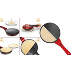 Casa si Gradina - Bucatarie si vesela - Vase pentru gatit - Tigai si seturi - Tigaia electrica pentru clatite 20 cm ROSIE - Infinity.ro