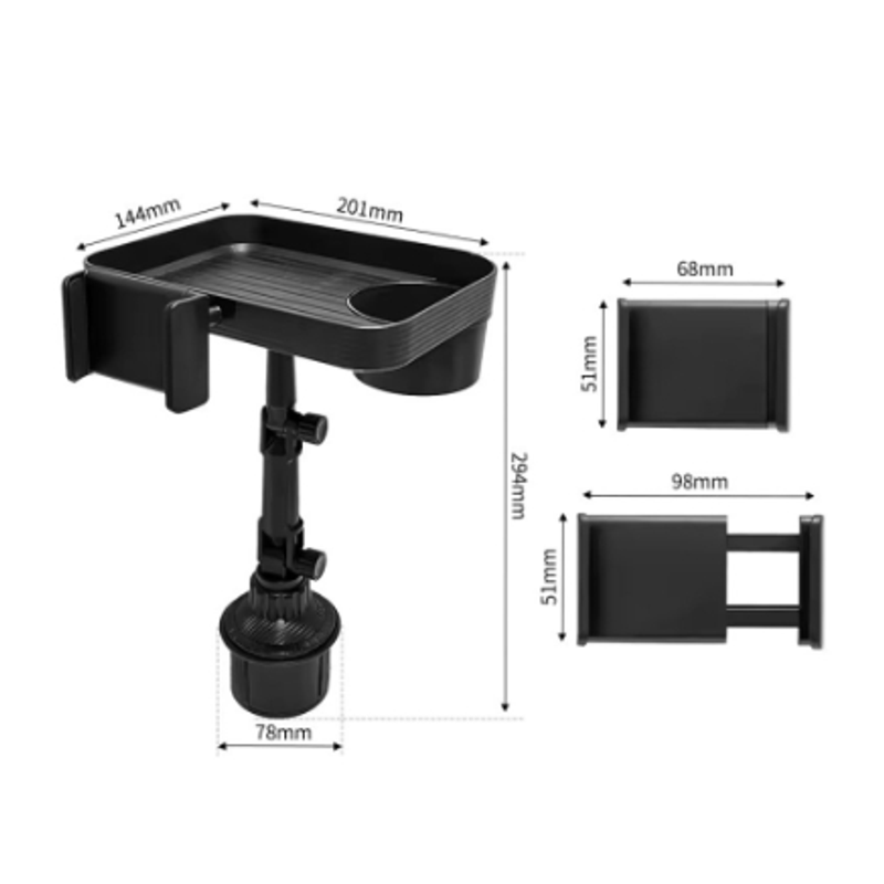 Casa si Gradina - Mobilier - Organizare si depozitare - Organizatoare pentru sertare si dulapuri - Organizator auto 3in1 multifunctional cu suport telefon QCP9 - Infinity.ro