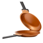 Casa si Gradina - Bucatarie si vesela - Vase pentru gatit - Tigai si seturi - Tigaie dubla pentru clatite antiaderenta manere reci - Infinity.ro