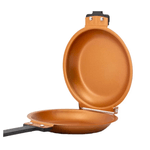 Casa si Gradina - Bucatarie si vesela - Vase pentru gatit - Tigai si seturi - Tigaie dubla pentru clatite antiaderenta manere reci - Infinity.ro