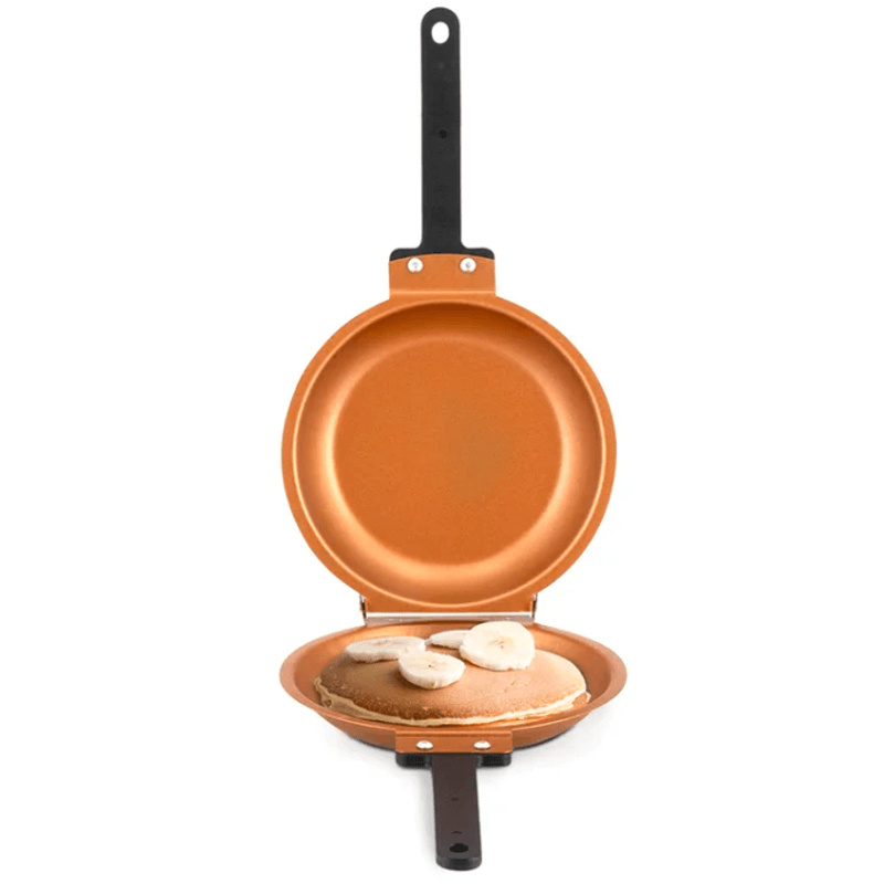 Casa si Gradina - Bucatarie si vesela - Vase pentru gatit - Tigai si seturi - Tigaie dubla pentru clatite antiaderenta manere reci - Infinity.ro