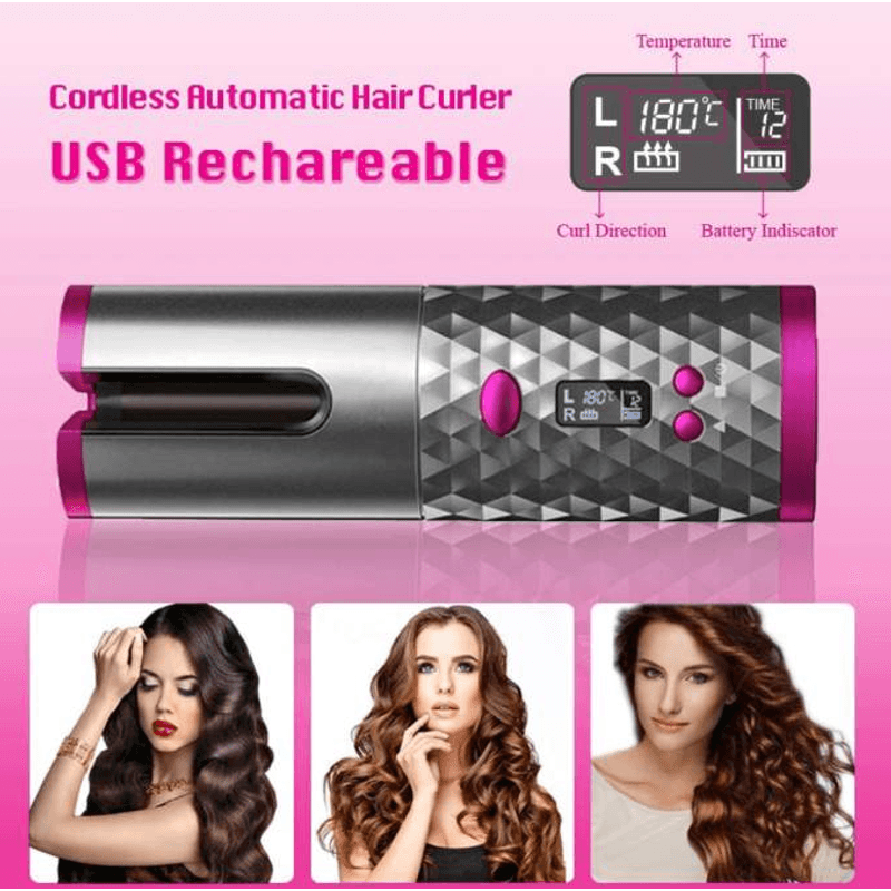 Ingrijire personala si Cosmetice - Aparate & accesorii ingrijire personala - Hair styling - Ondulatoare - Ondulator profesional RD-060 cu baterie reincarcabila incorporata - Infinity.ro